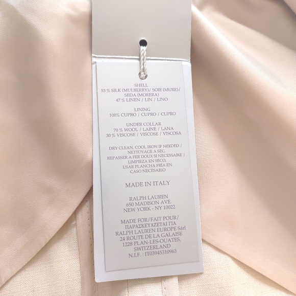 Ralph Lauren Purple lable linen/silk blazer - Picture 13 of 14